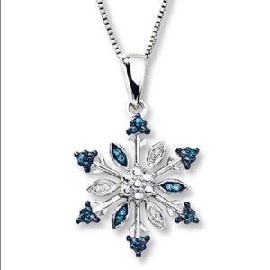 Kay Jewelers snowflake necklace